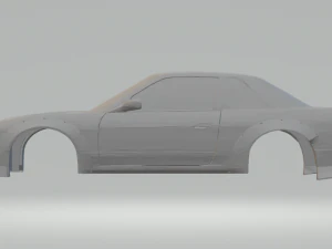 nissan silvia s13 custom 3D Print Model