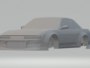 nissan silvia s13 custom 3D-printmodel