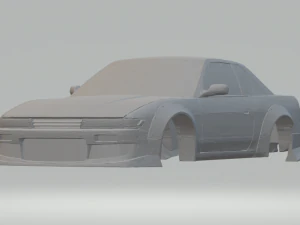 nissan silvia s13 custom 3D Print Model