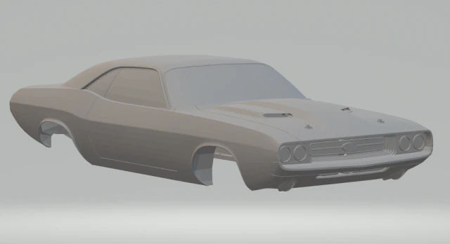 dodge havoc challenger 1970 3D Print Model .c4d .max .obj .3ds .fbx .stl .blend