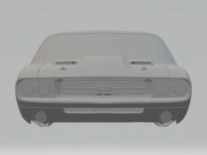 dodge havoc challenger 1970 3D Print Model