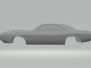 dodge havoc challenger 1970 3D Print Model