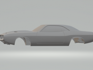 dodge havoc challenger 1970 3D Print Model