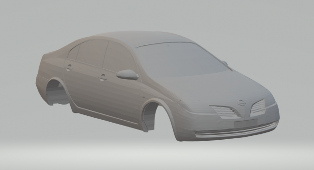 nissan primera 3D-Druckmodell .c4d .max .obj .3ds .fbx .stl .blend 