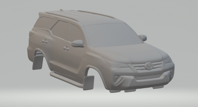 toyota sw4 forturner 3D Print Model .c4d .max .obj .3ds .fbx .stl .blend 