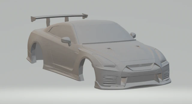nissan gtrnismo n 2017 3D Print Model .c4d .max .obj .3ds .fbx .stl .blend 