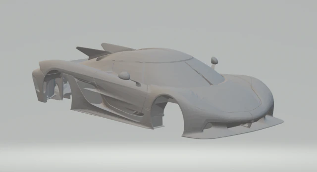 koenigsegg jesko absolut 3D Print Model .c4d .max .obj .3ds .fbx .stl .blend 