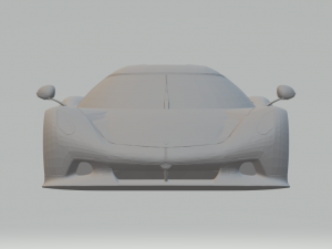 koenigsegg jesko absolut 3D प्रिंट मॉडल
