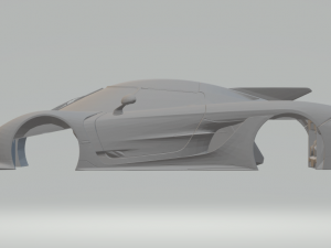 koenigsegg jesko absolut 3D प्रिंट मॉडल