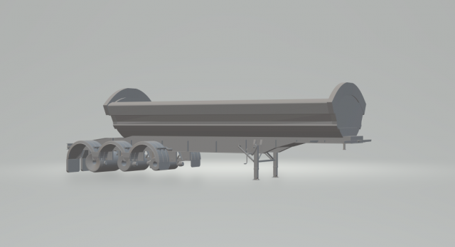 dumper semi trailer dcp 3D 打印模型 .c4d .max .obj .3ds .fbx .stl .blend