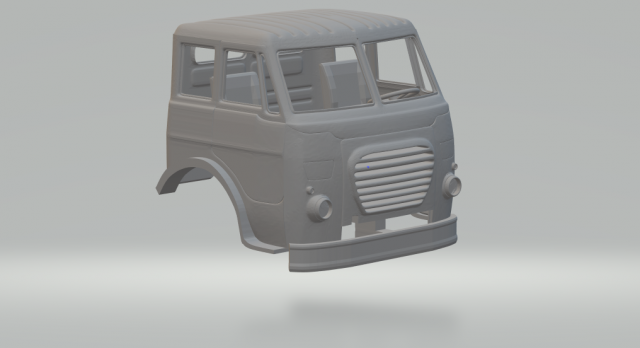 fiat 190 alfa romeo truck 3D Print Model .c4d .max .obj .3ds .fbx .stl .blend 