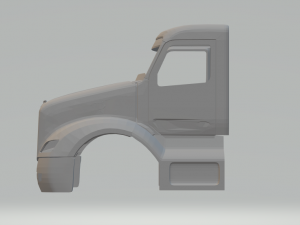 peterbilt 587 day cab 3D 打印模型
