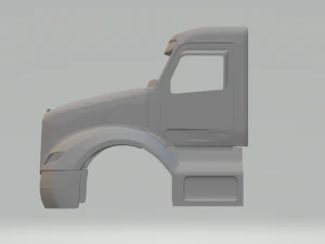 peterbilt 587 day cab 3D Print Model
