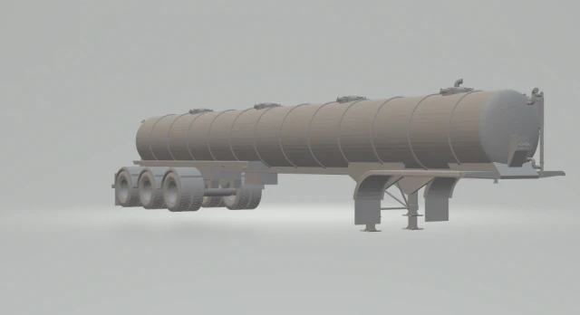 semi trailer tank walter 3D Print Model .c4d .max .obj .3ds .fbx .stl .blend