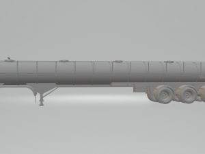 semi trailer tank walter 3D प्रिंट मॉडल