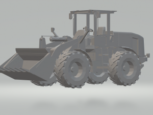 bulldozer tractor 3D Print Model