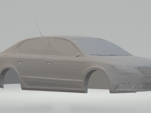 skoda superb 2010 3D Print Model