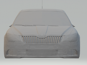 skoda superb 2010 3D-printmodel