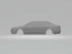 skoda superb 2010 3D-printmodel