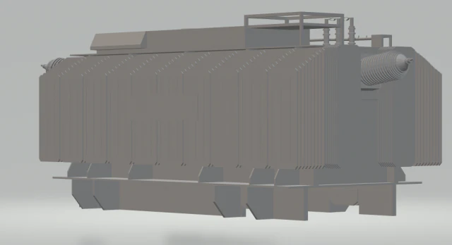 jenerik elektrik transformat&ouml;r&uuml; 3D Baskı Modeli .c4d .max .obj .3ds .fbx .stl .blend 