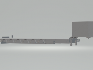 semi trailer low bed 3D Print Model