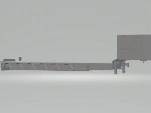 semi trailer low bed 3D Print Model