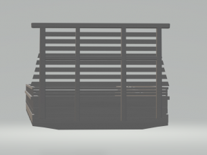 body dry cargo truck brazil 3D प्रिंट मॉडल