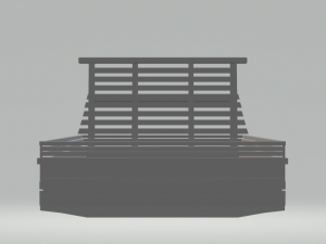 body dry cargo truck brazil 3D प्रिंट मॉडल