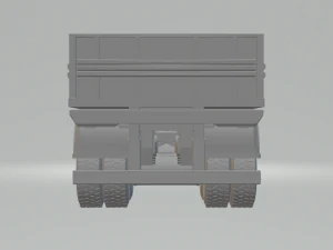 double truck semi trailer 3D Print Model
