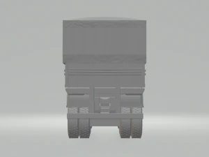 double truck semi trailer 3D Print Model