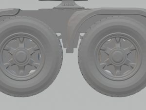 double truck semi trailer Modelo de Impressão 3D