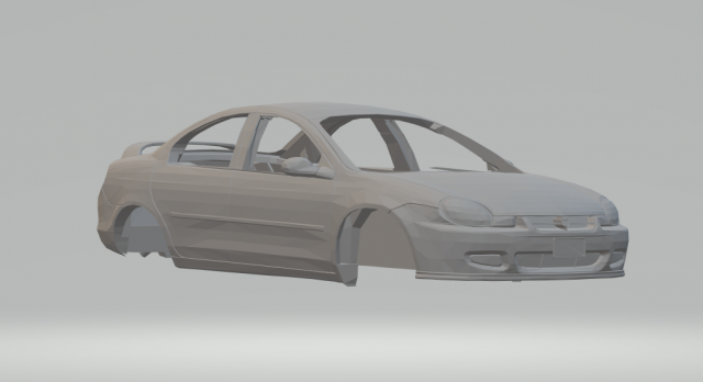 Dodge neon Modelo de Impressão 3D .c4d .max .obj .3ds .fbx .stl .blend 