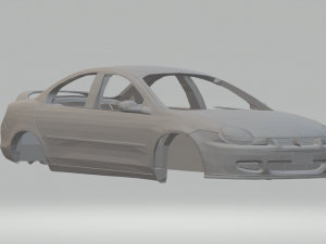 Dodge neon 3Dプリントモデル