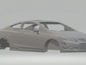 honda civic coupe 3D Print Model