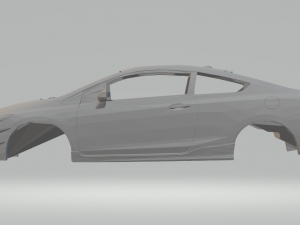 honda civic coupe 3D 打印模型