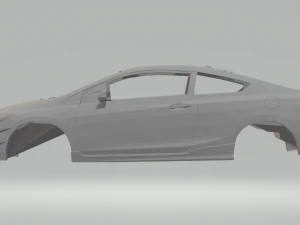 honda civic coupe 3D Print Model