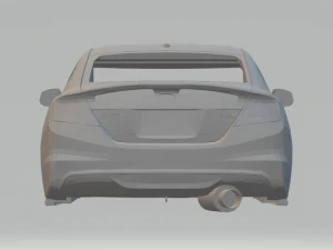 honda civic coupe 3D Print Model