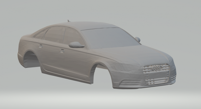 audi a6 sedan 3D 打印模型 .c4d .max .obj .3ds .fbx .stl .blend 