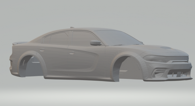dogde charger hellcat 2021 Modèles 3D en vedette .c4d .max .obj .3ds .fbx .stl .blend 