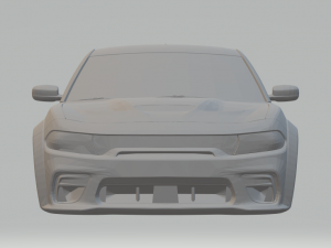 dogde charger hellcat 2021 Modèles 3D en vedette