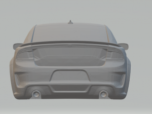 dogde charger hellcat 2021 Modèles 3D en vedette