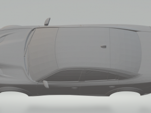 dogde charger hellcat 2021 Modèles 3D en vedette