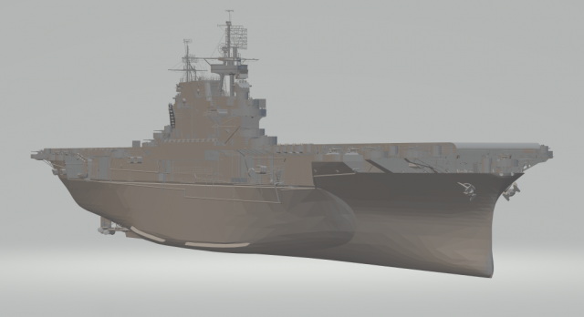 uss enterprise 3D 打印模型 .c4d .max .obj .3ds .fbx .stl .blend 