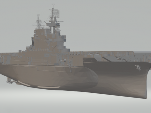 uss enterprise Model Cetak 3D