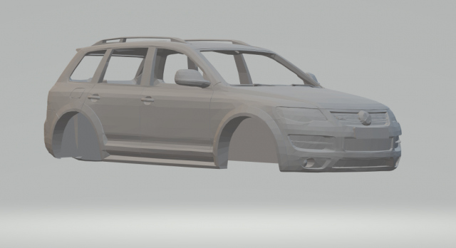 volkswagen touareg 3D Print Model .c4d .max .obj .3ds .fbx .stl .blend 