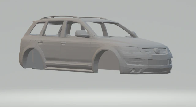 volkswagen touareg 3D Print Model .c4d .max .obj .3ds .fbx .stl .blend 