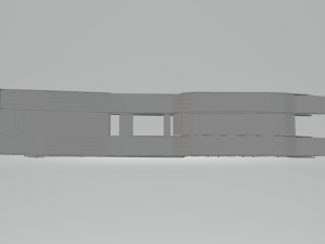 semi trailer transport Modello di stampa 3D