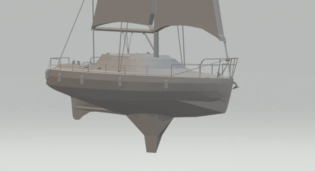 sailboat 3D Print Model .c4d .max .obj .3ds .fbx .stl .blend