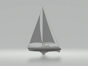 sailboat 3D Print Model