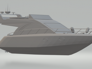 yacht speedboat 3Dプリントモデル